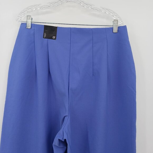Torrid Wide Leg Studio Refined Crepe High Rise Pant Pull On 12 TALL Periwinkle - Picture 7 of 15